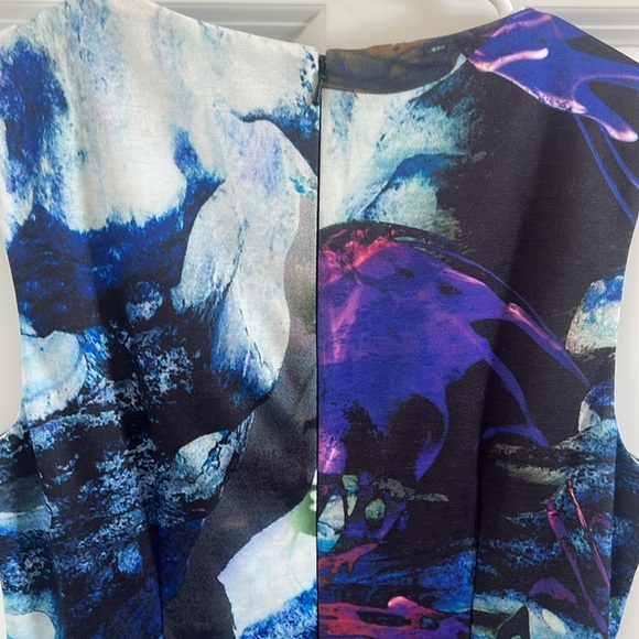 CLOVE Nordstrom Sheath Bodycon Sleeveless Knit Dress Zip Size 6 - Picture 6 of 8